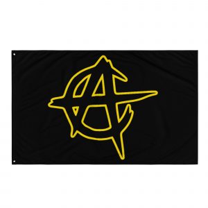 Bandera de tela Anarquía