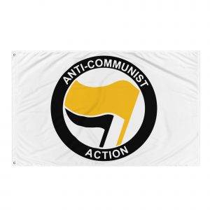 Bandera de tela Anti-Communist Action