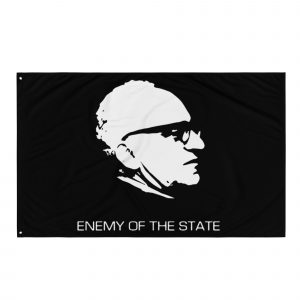 Bandera de tela Enemy Of The State