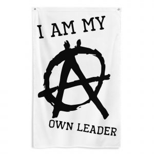 Bandera de tela I Am My Own Leader