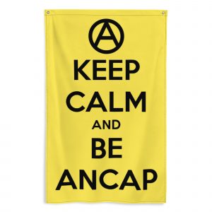 Bandera de tela Keep Calm And Be ANCAP