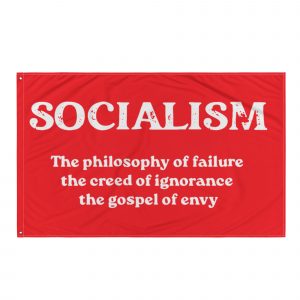 Bandera de tela Socialism