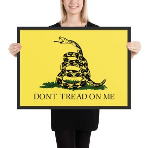 Póster enmarcado Don't Tread On Me