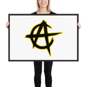 Póster enmarcado Anarquía