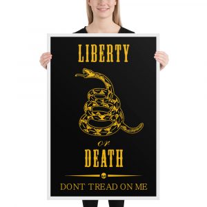 Poster enmarcado Liberty Or Death