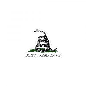 Pegatina-Sticker Don't Tread On Me