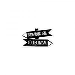 Pegatina-Sticker Individualism vs Collectivism