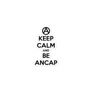 Pegatina-Sticker Keep Calm And Be ANCAP