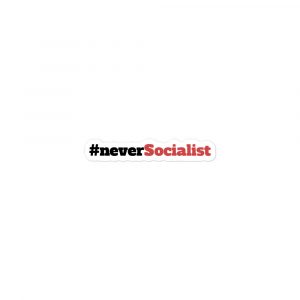 Pegatina-Sticker Never Socialism