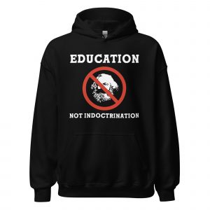 Sudadera con capucha Education Not Indoctrination
