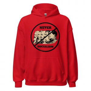 Sudadera con capucha Never Socialism