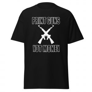Comprar camiseta Print Guns Not Money