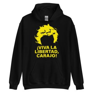 Sudadera Peluca Milei ¡Viva la libertad carajo!